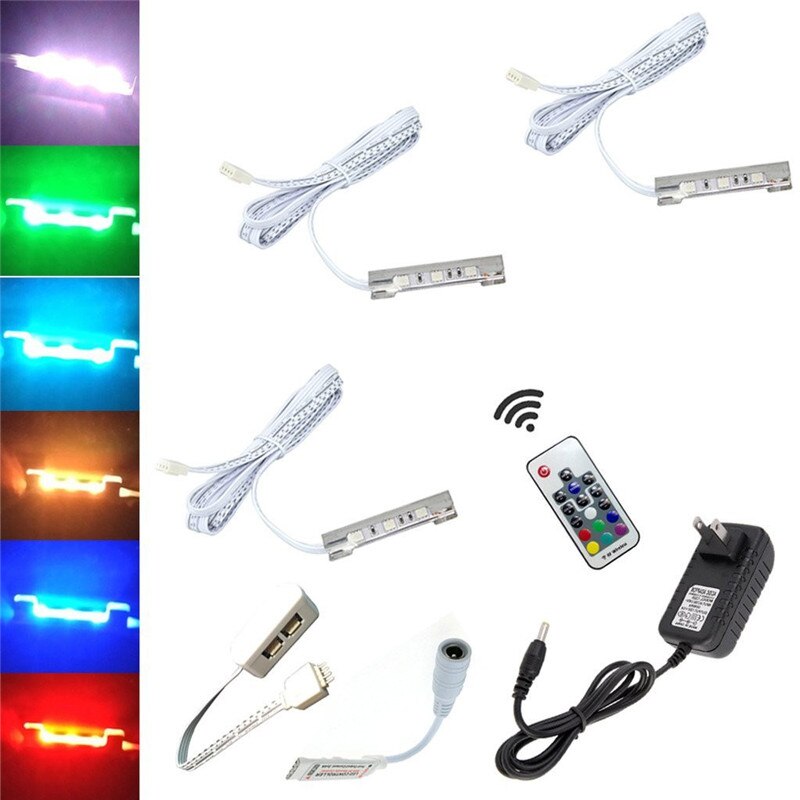 rgb led glass clip lights 05