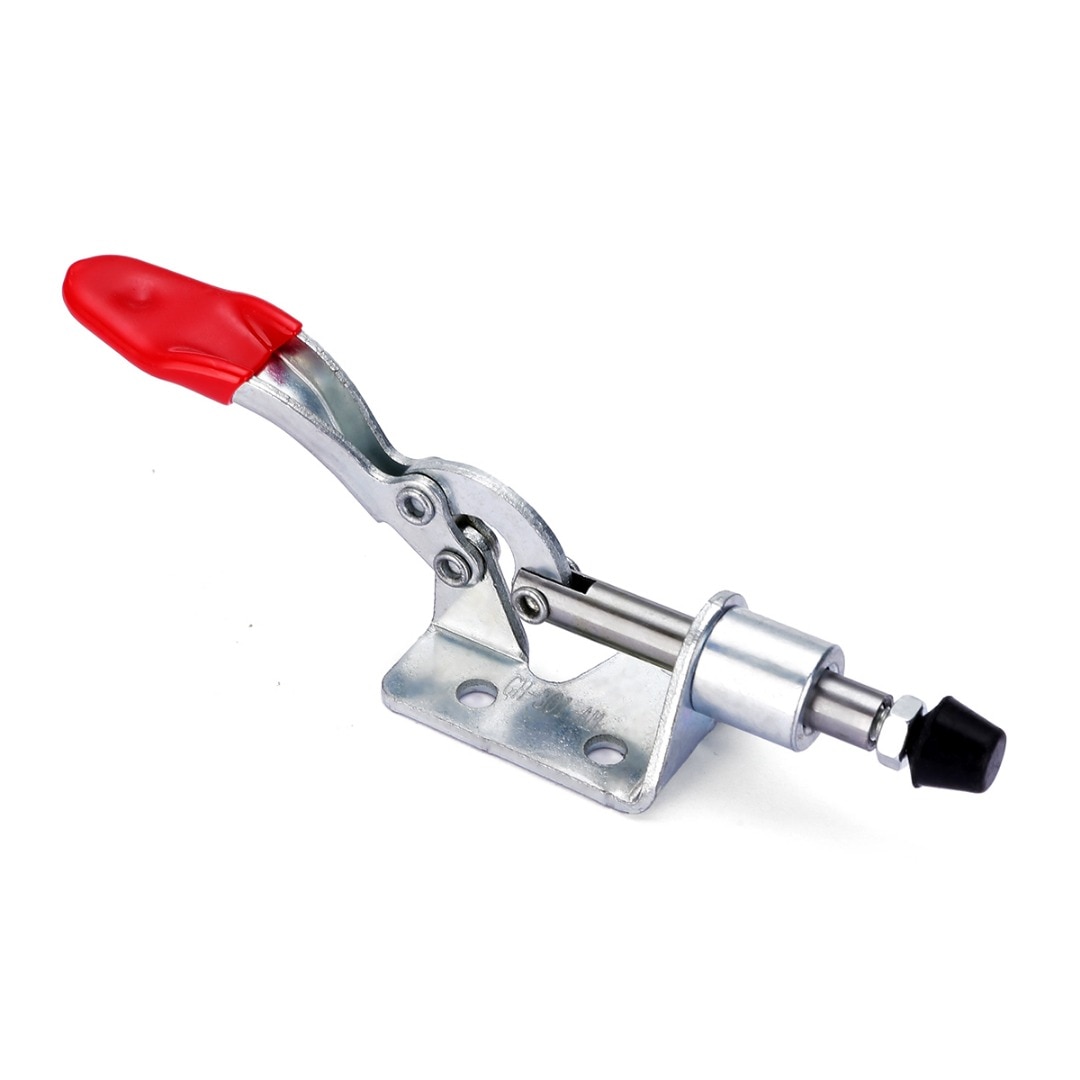 1pc 45Kg Antislip Vertical Toggle Clamp GH-301A Plastic Covered Handle Toggle Clamp For Hand Tool