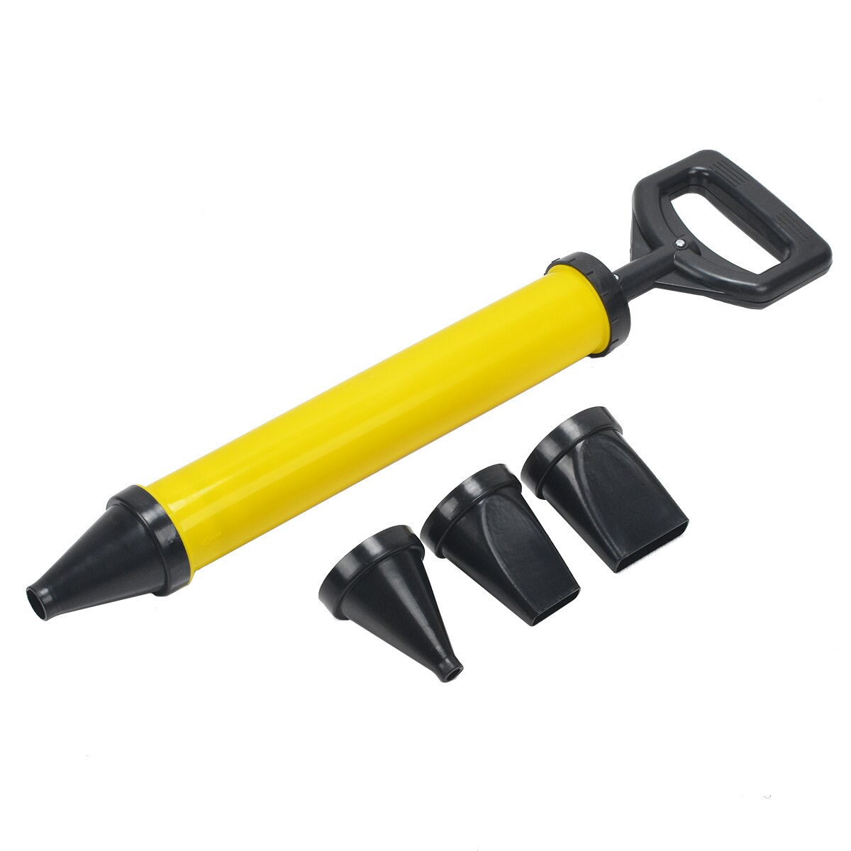 Mayitr 1pc Stainless Steel Caulking Gun Pointing Brick Grouting Mortar Sprayer Applicator Tool for Cement lime 4 Nozzle