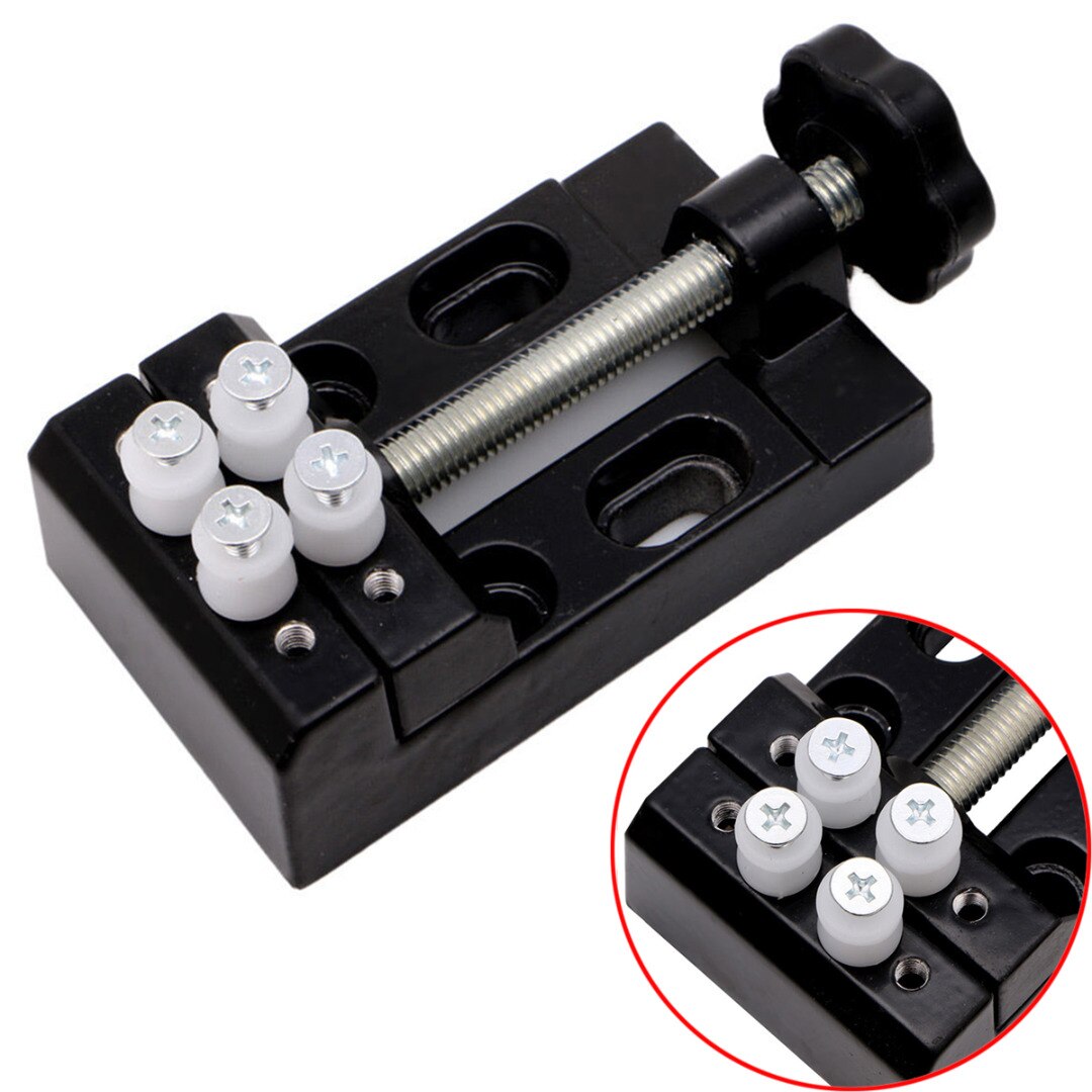 1pc Jaw Carving Bench Clamp Drill Press Mayitr Flat Vice Opening Parallel Table Vise DIY Sculpture Craft