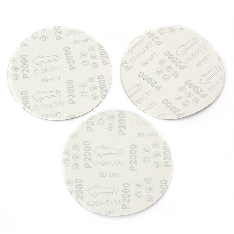 10Pcs Sanding Disc 6'' 2000 Grit Hook And Loop Wet or Dry Autobody Sanding Discs Polishing Pad Sanderpaper