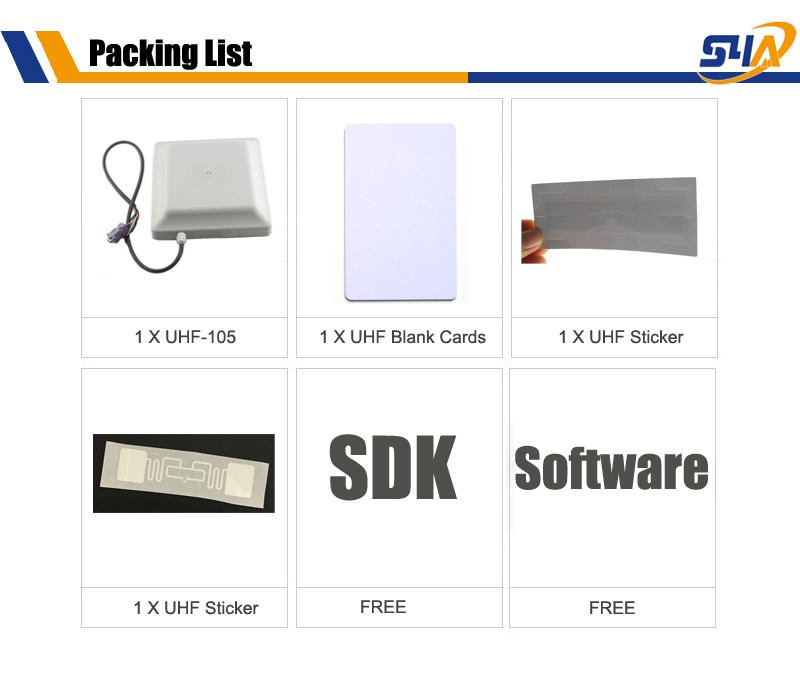 UHF-105 Packing list