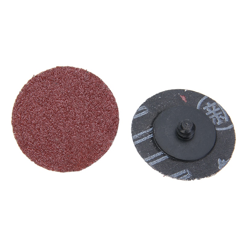 25Pcs Sanding Disc Pad 2" 36 Grit Roll Lock Sanding Discs R-Type Roloc Disc for Metal Wood Polishing Abrasive Sanding Disc