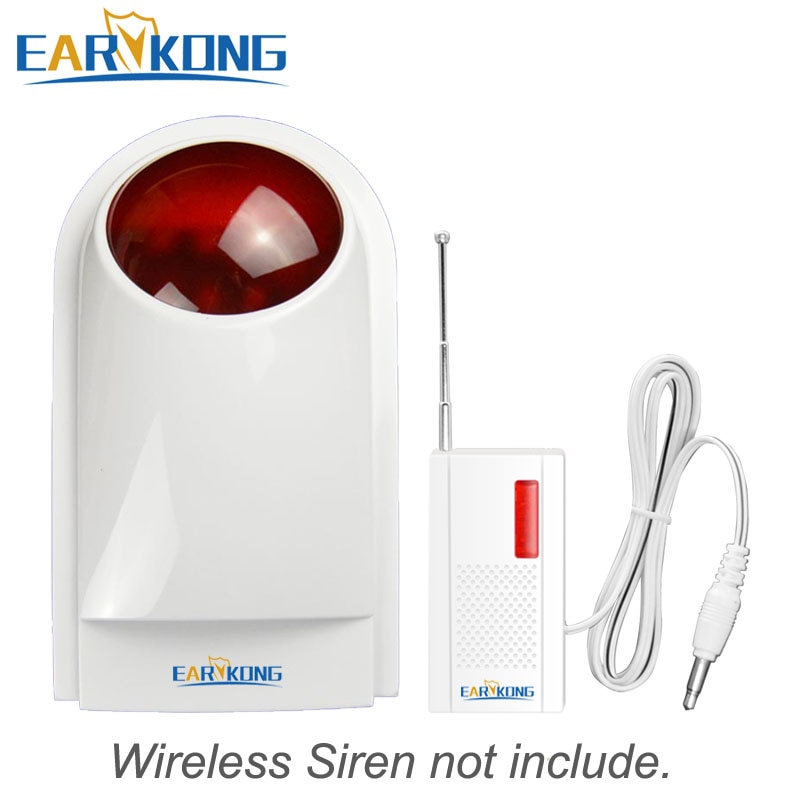 wireless strobe siren alarm