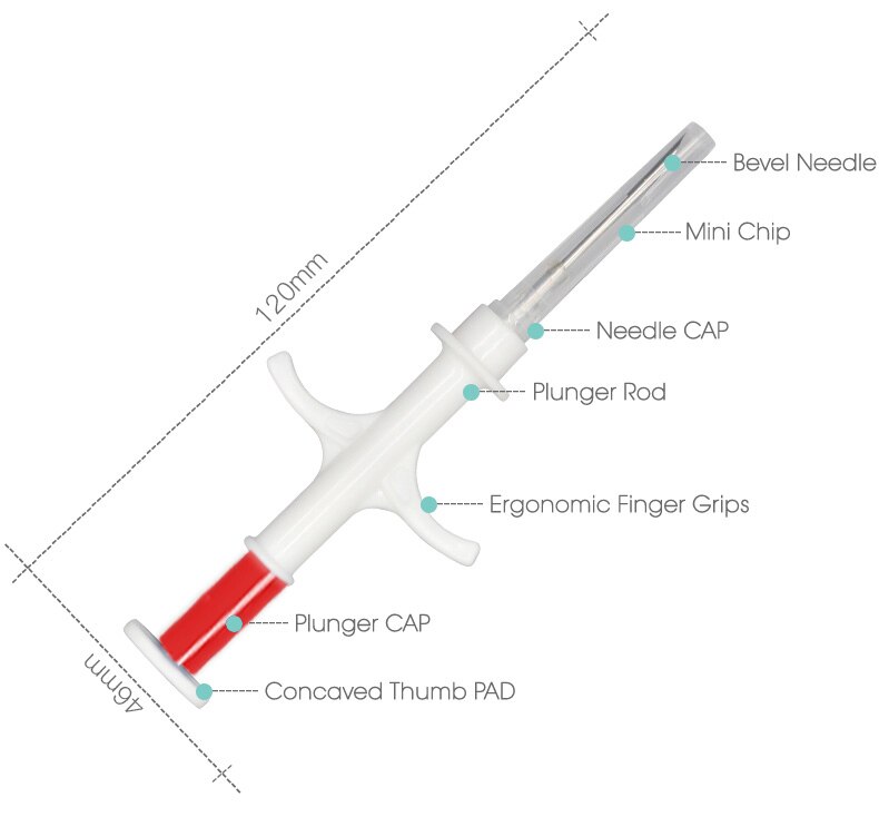 1.48x8mm pet microchip syringes (8)