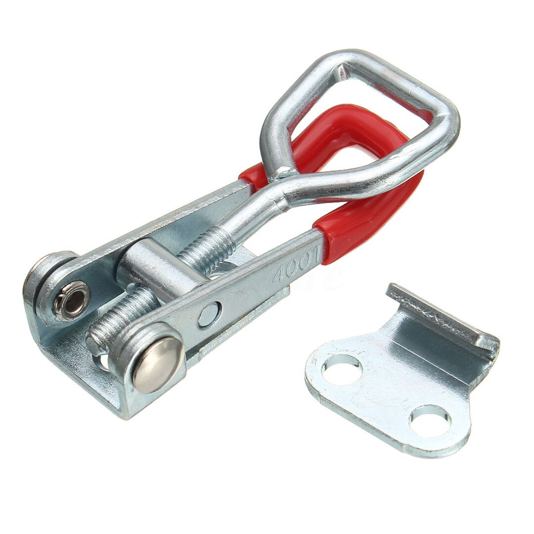 DWZ 4Pcs Adjustable Cabinet Boxes Lever Handle Clamp Hasp Toggle Latch Catches Lock
