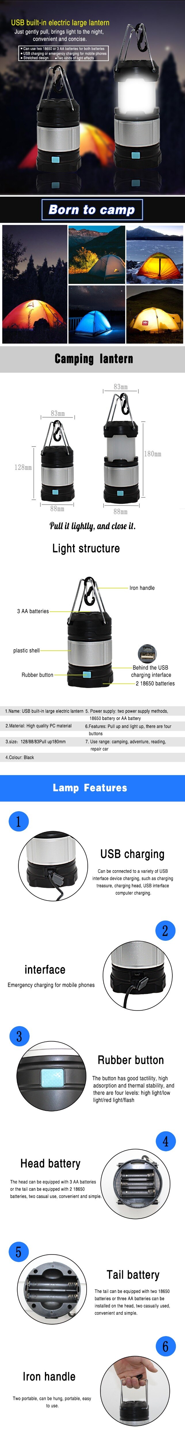 LED Camping Outdoor Lamp (8)