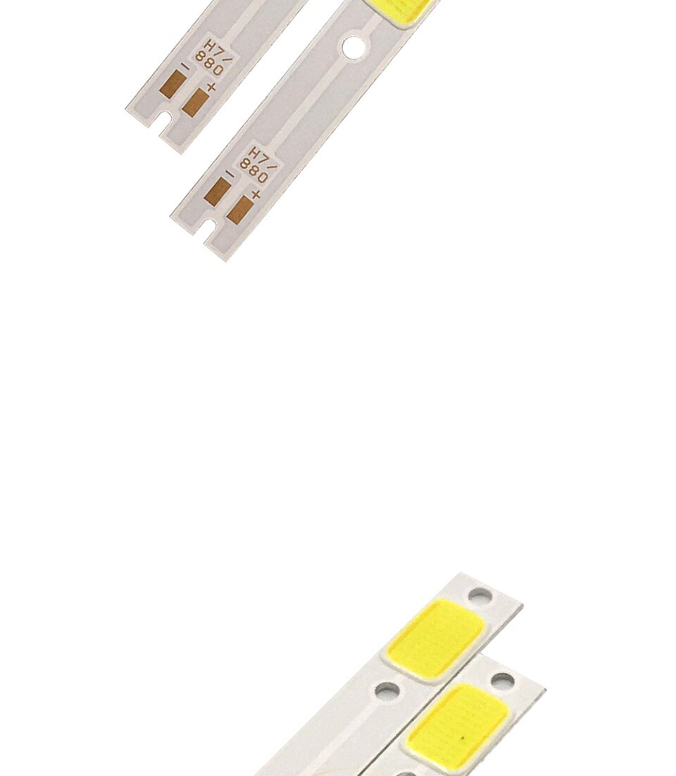 4pcs COB LED Chip for C6 Car Headlight Bulbs H1 H3 H4 H7 COB Chip Light Source Cold White Color C6 LED Lamp Auto Headlamp Chips (8)