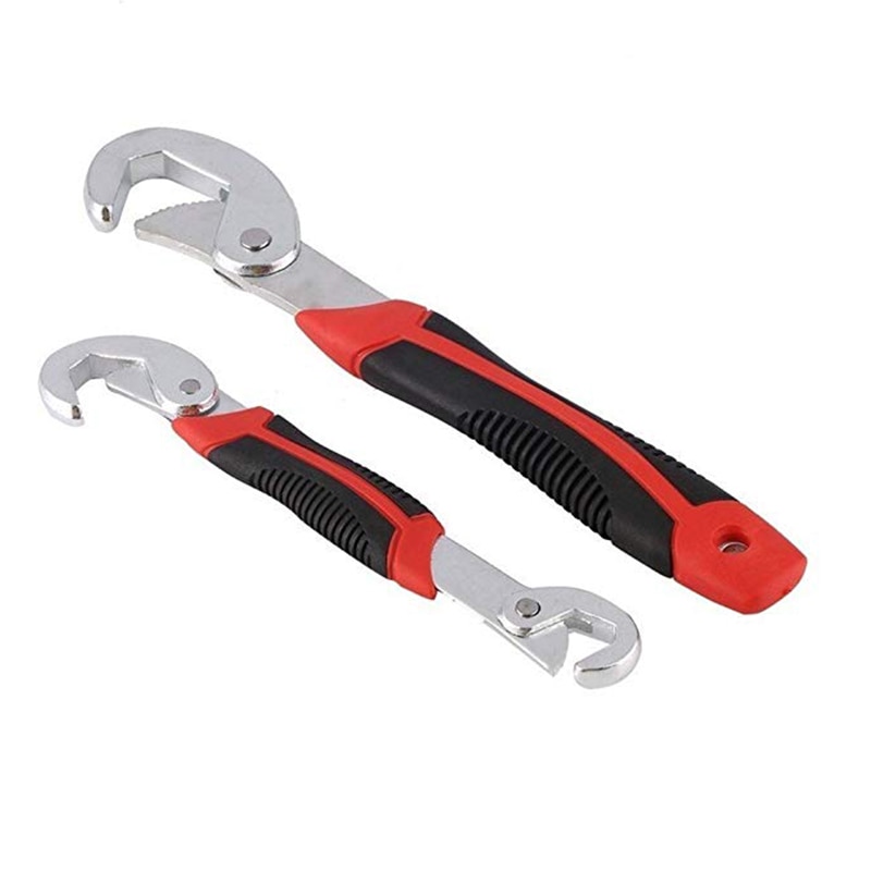 QUK Wrench Set Universal keys 2pcs 9-32mm Multi-Function Adjustable Portable Torque Ratchet Oil Filter Spanner Hand Tools6
