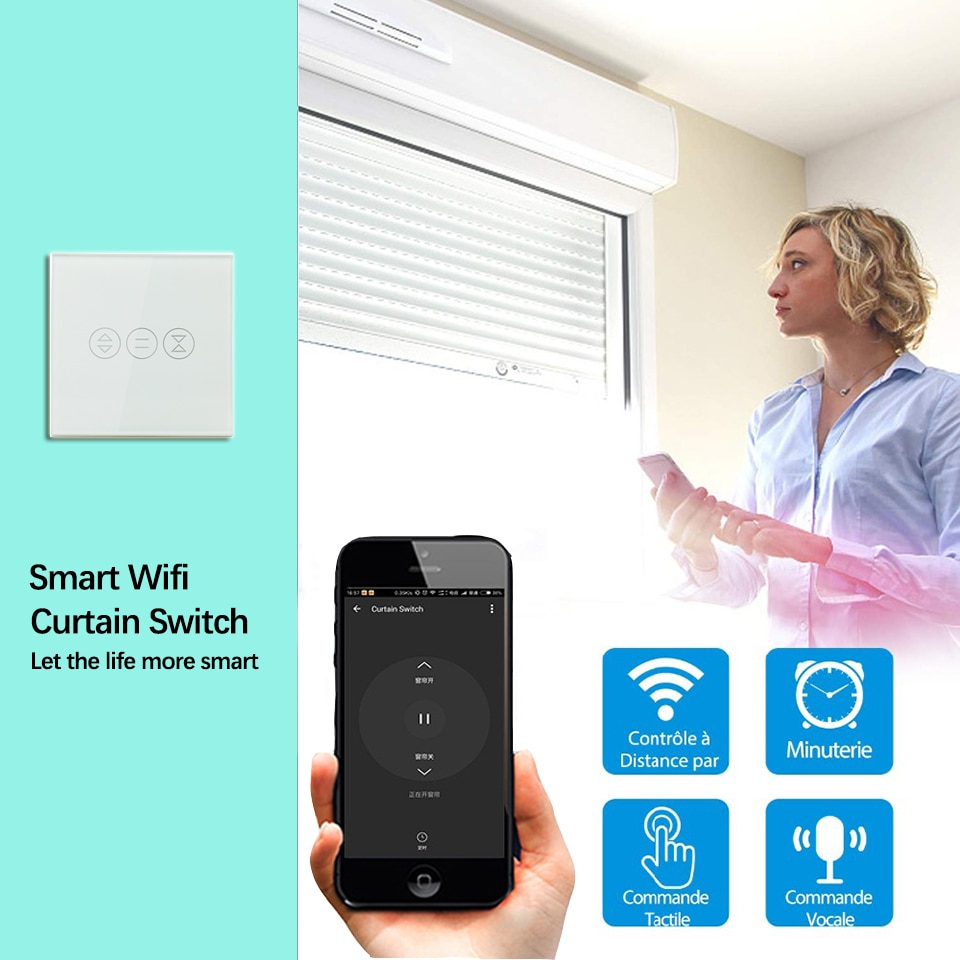 samrt wifi curtain switch remote control