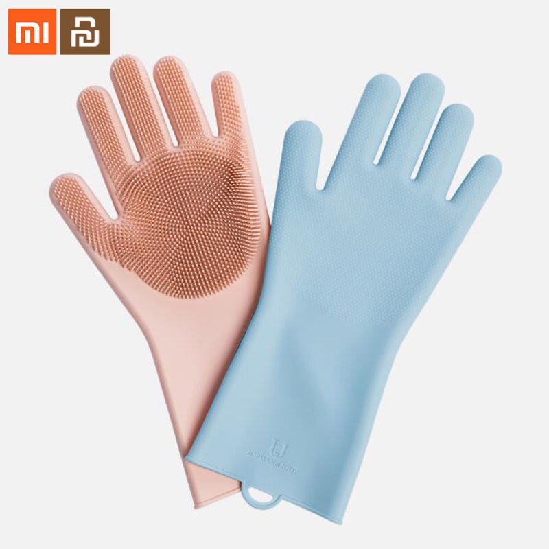 Xiaomi JJ Magic Silicone Dish Washing Gloves Insulation non-slip Dishwashing Glove Double-sided Wear Gloves for Home Kitchen (6)