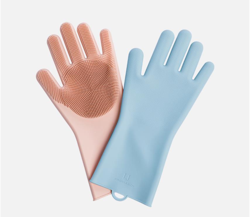 Xiaomi JJ Magic Silicone Dish Washing Gloves Insulation non-slip Dishwashing Glove Double-sided Wear Gloves for Home Kitchen (11)