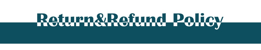 return & refund policy