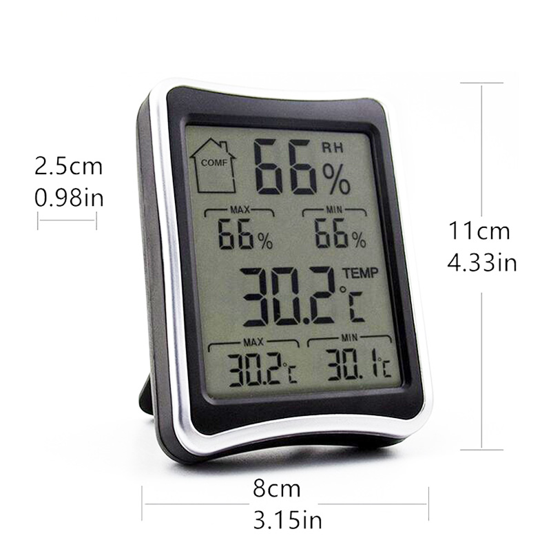 BEYLSION Digital Temperature Humidity Thermometer Hygrometer Electronic Thermometer Humidity Monitor For Plant Grow Lamp Tent (6)