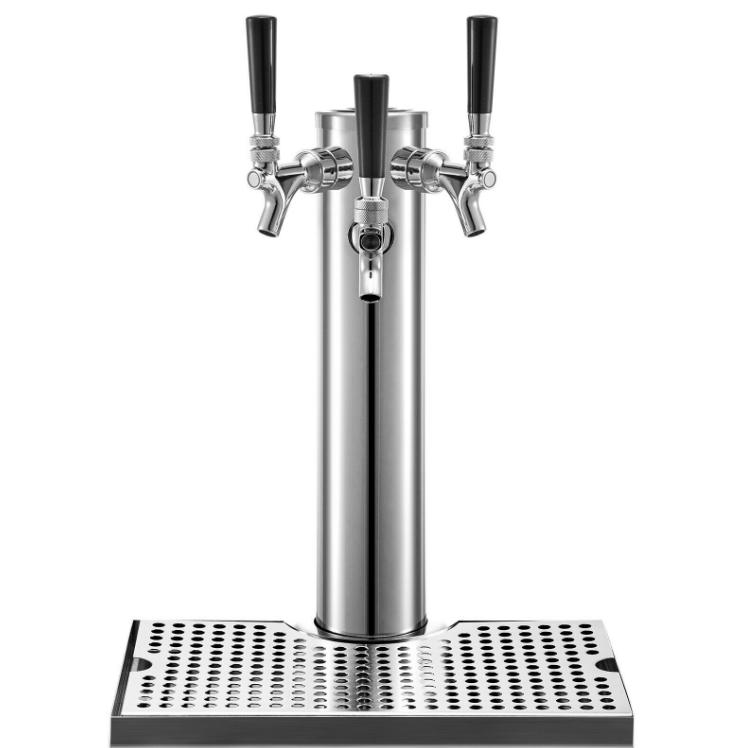 kegerator tower kit,double faucet,stainless steel