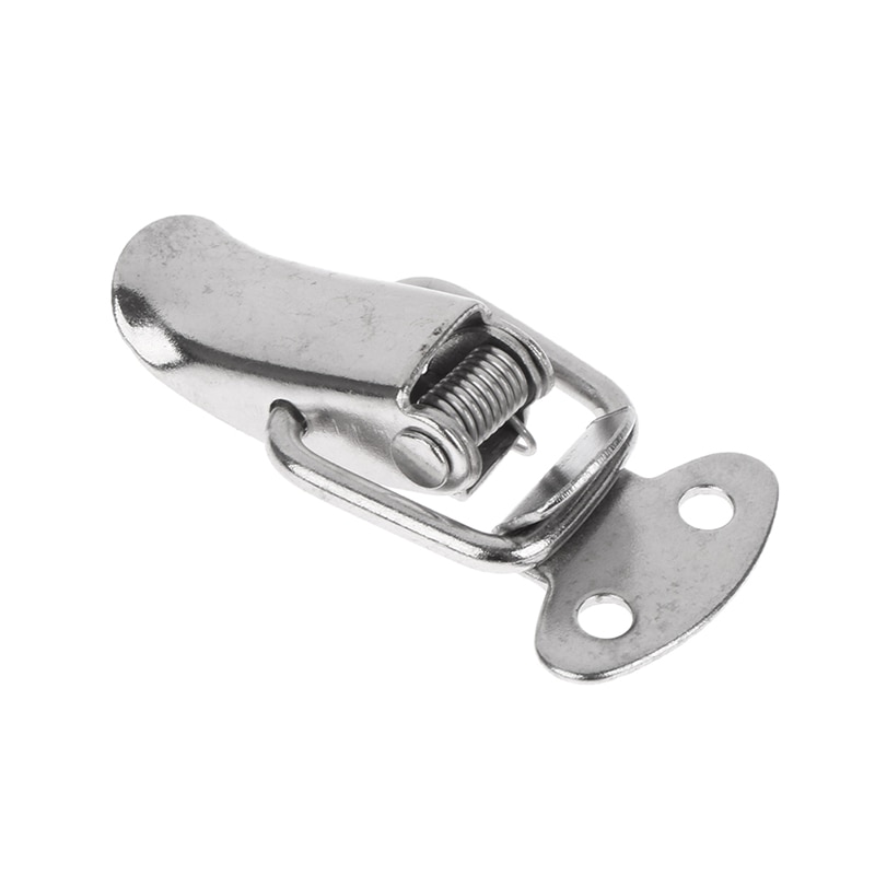 2/4pcs 90 Degrees Duck-mouth Buckle Hook Lock Stainless Steel Spring ...