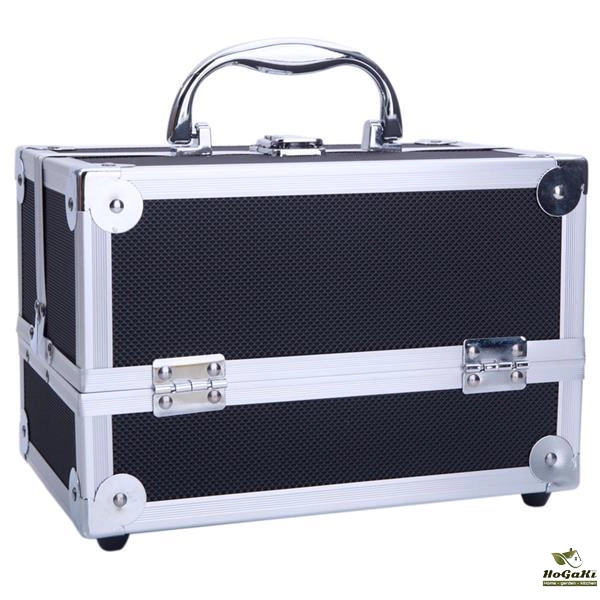 铝合金带镜子手提化妆箱SM-2176黑色-13