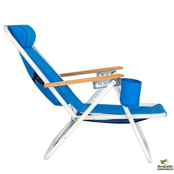 单人沙滩椅 蓝色-28