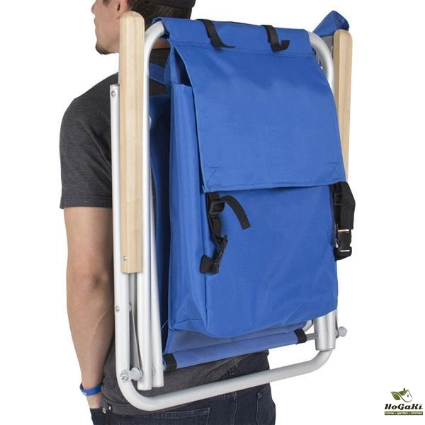 单人沙滩椅 蓝色-20