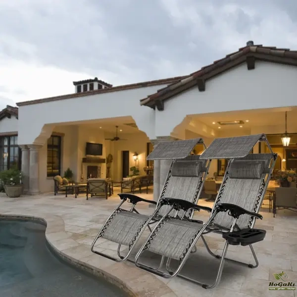 1把装 22管带头蓬 拉环锁 灰色 拉夫曼椅 S001-20