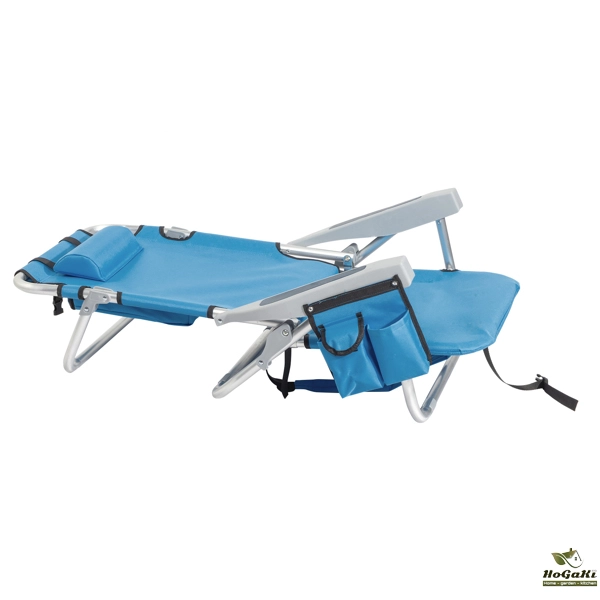  25* 25*32in 蓝色 沙滩椅 牛津布 银白色铝管 100.00kg 矮款 N001-41