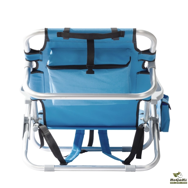  25* 25*32in 蓝色 沙滩椅 牛津布 银白色铝管 100.00kg 矮款 N001-43