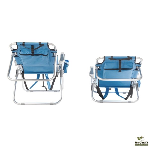  25* 25*32in 蓝色 沙滩椅 牛津布 银白色铝管 100.00kg 矮款 N001-44