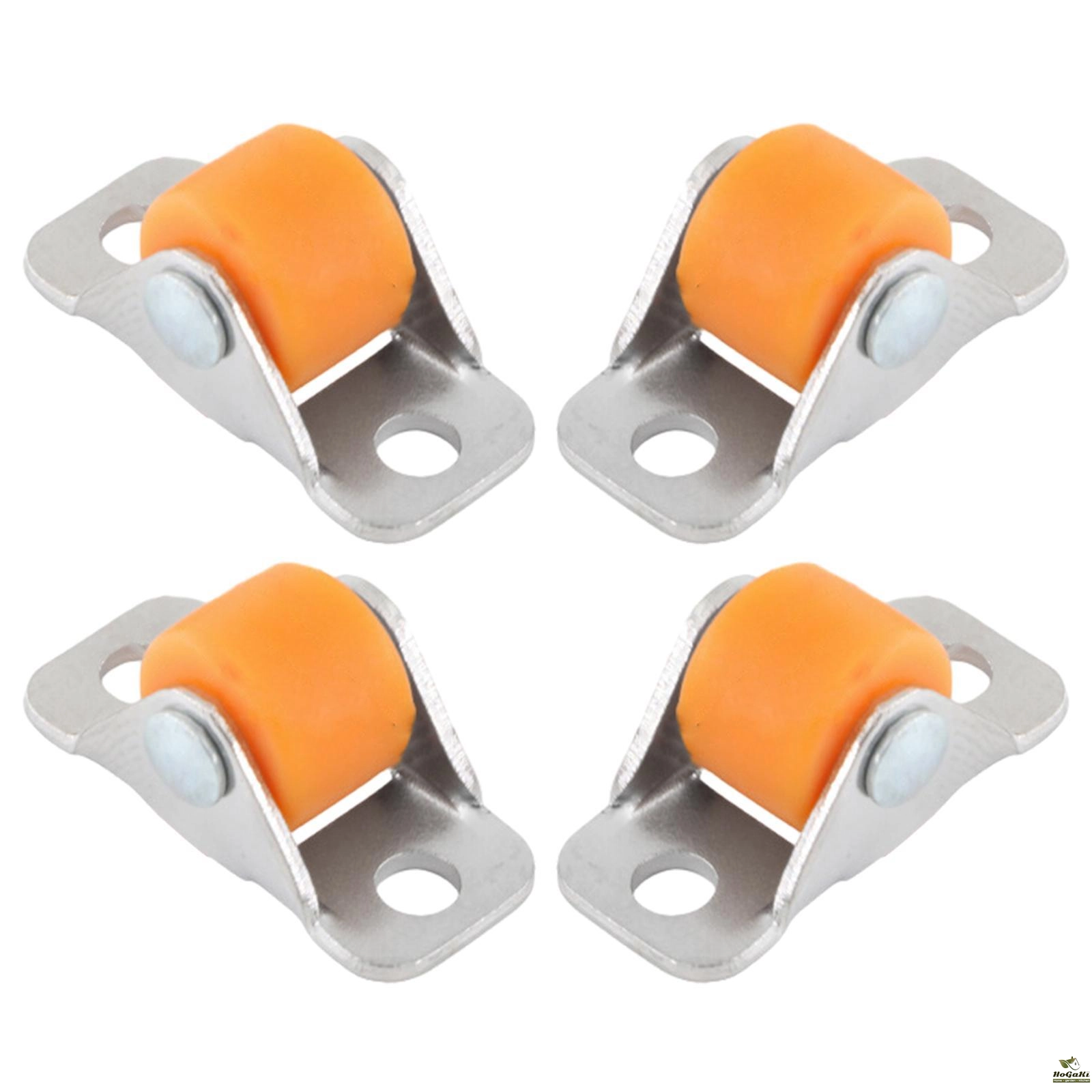 4 Pieces Silent Multipurpose Furniture Linear Wheel Small Wheel Castors for Workbench Shopping Carts Shelves Table Chair