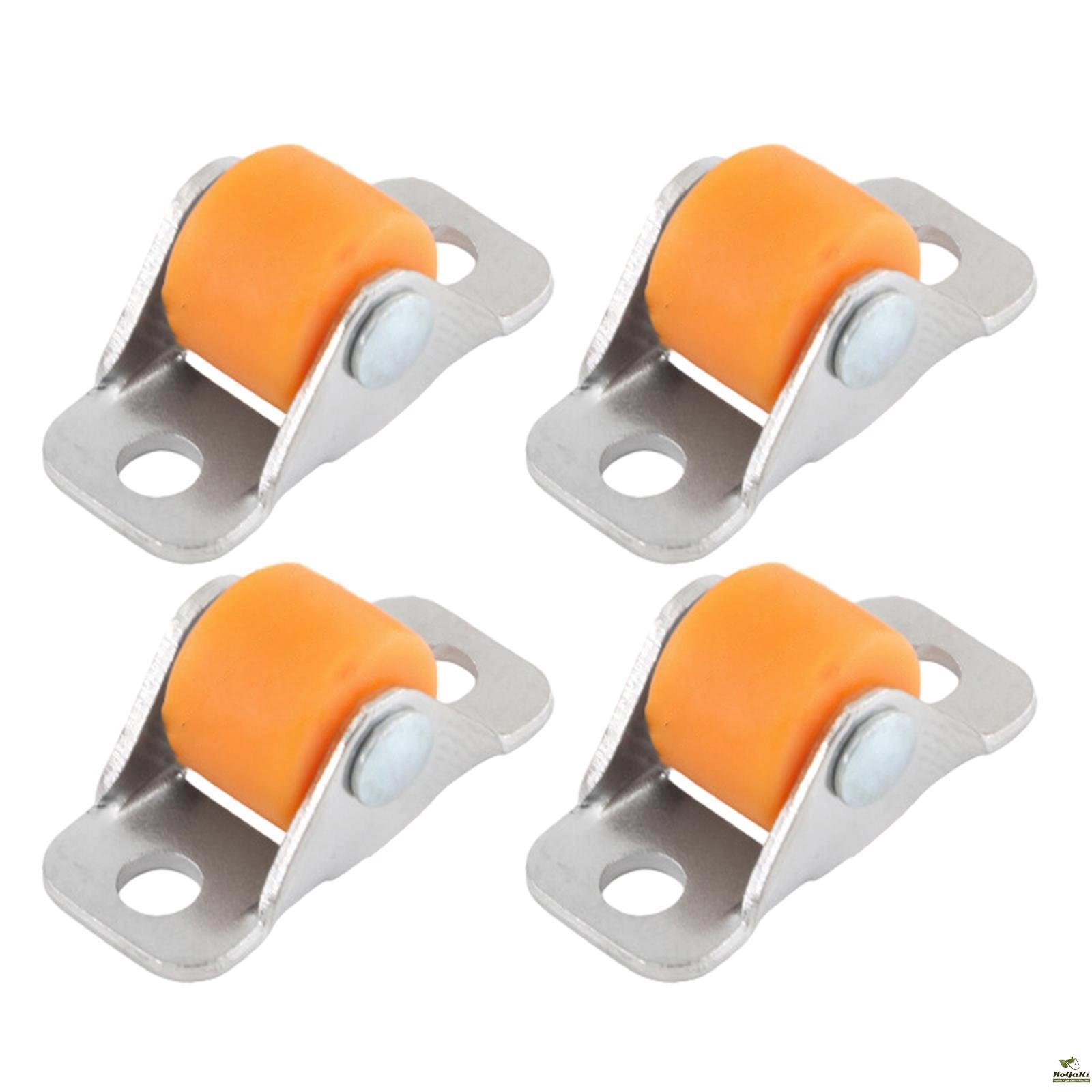 4 Pieces Silent Multipurpose Furniture Linear Wheel Small Wheel Castors for Workbench Shopping Carts Shelves Table Chair