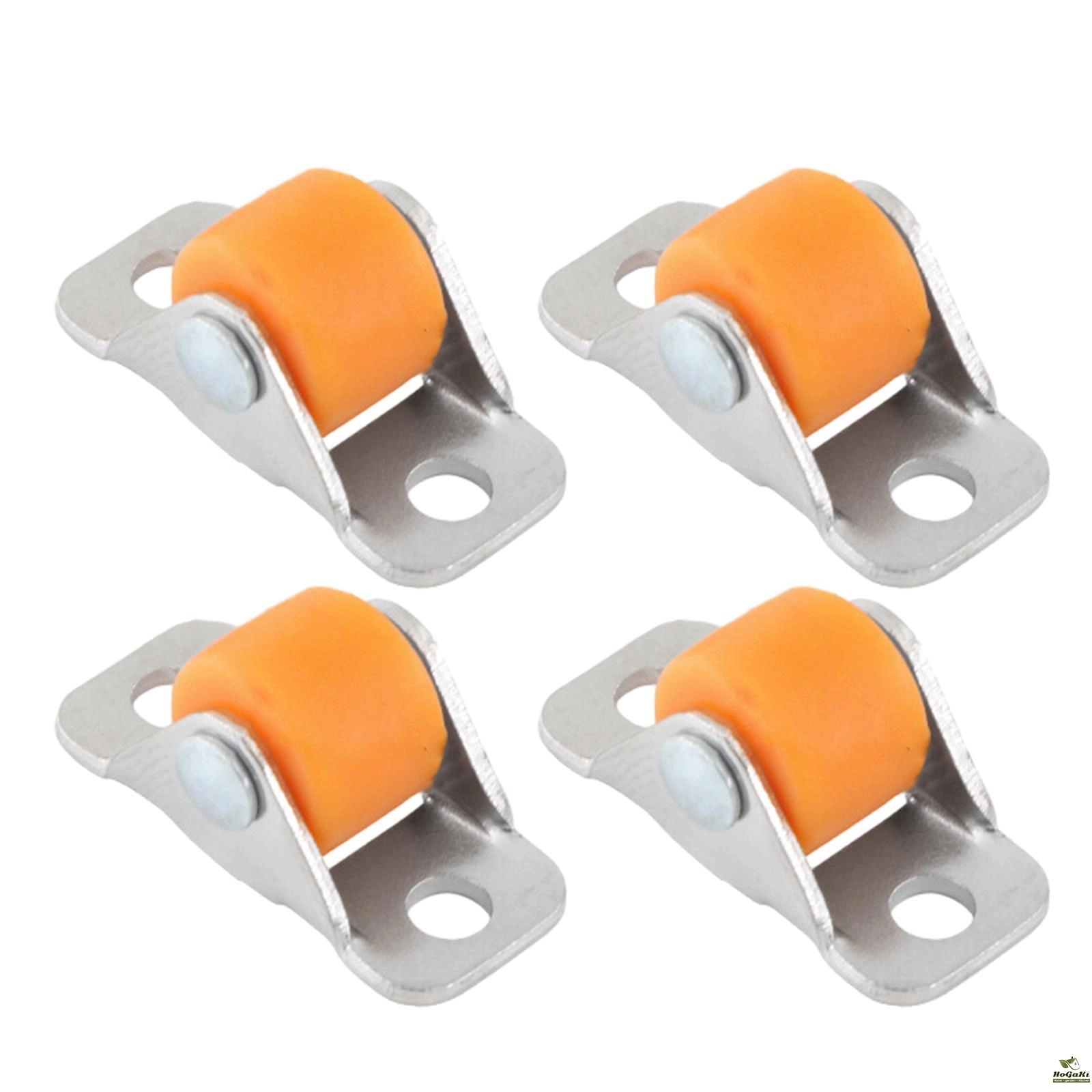 4 Pieces Silent Multipurpose Furniture Linear Wheel Small Wheel Castors for Workbench Shopping Carts Shelves Table Chair