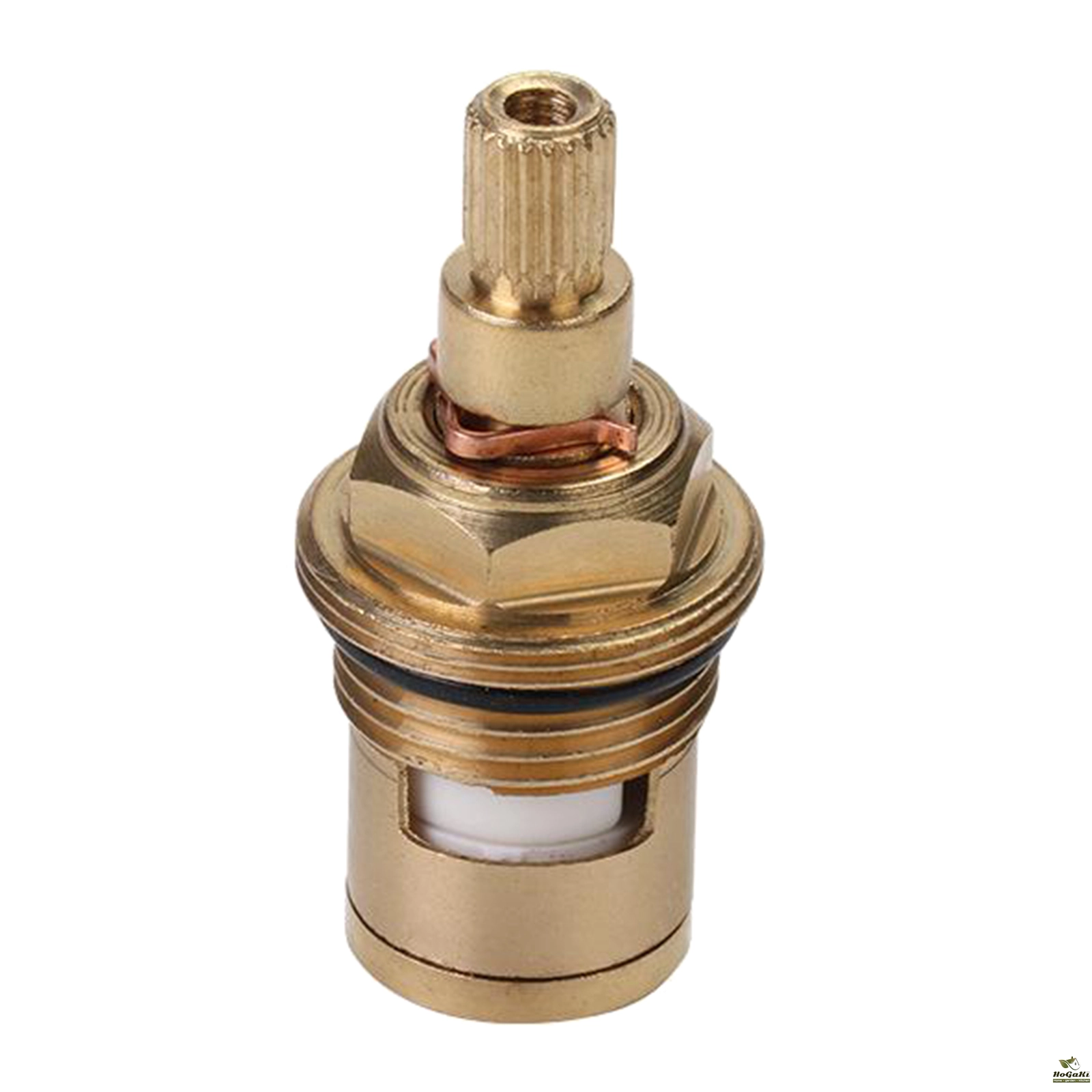 Universal Replacement Tap Valves Brass Ceramic Disc Cartridge Inner Faucet Valve for Bathroom, Clockwise or Anti-clockwise