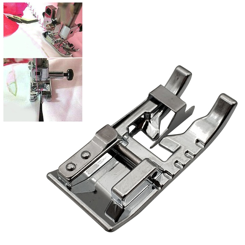 1Pcs Cloth Splice Presser Foot for Household Sewing Machines Useful Metal Multifunction Sewing Foot Sewing Machine Accessories
