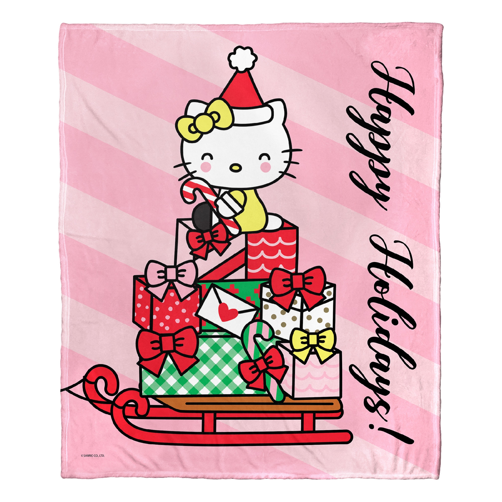 Hello Kitty, Happy Holidays Aggretsuko Comics Silk Touch Throw Blanket ...