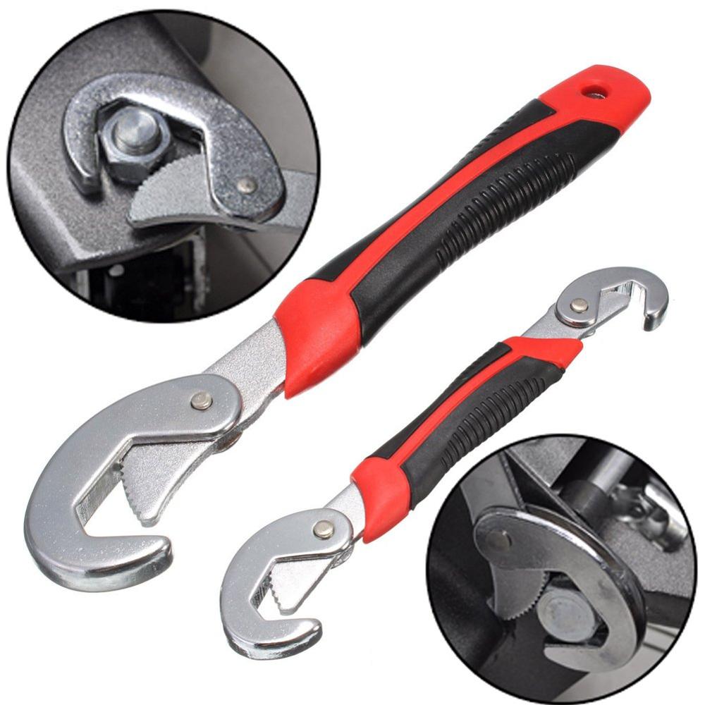 KALAIDUN Multi-Function 2pcs Universal Wrench  Adjustable Grip Wrench set 9-32mm ratchet wrench Spanner hand tools