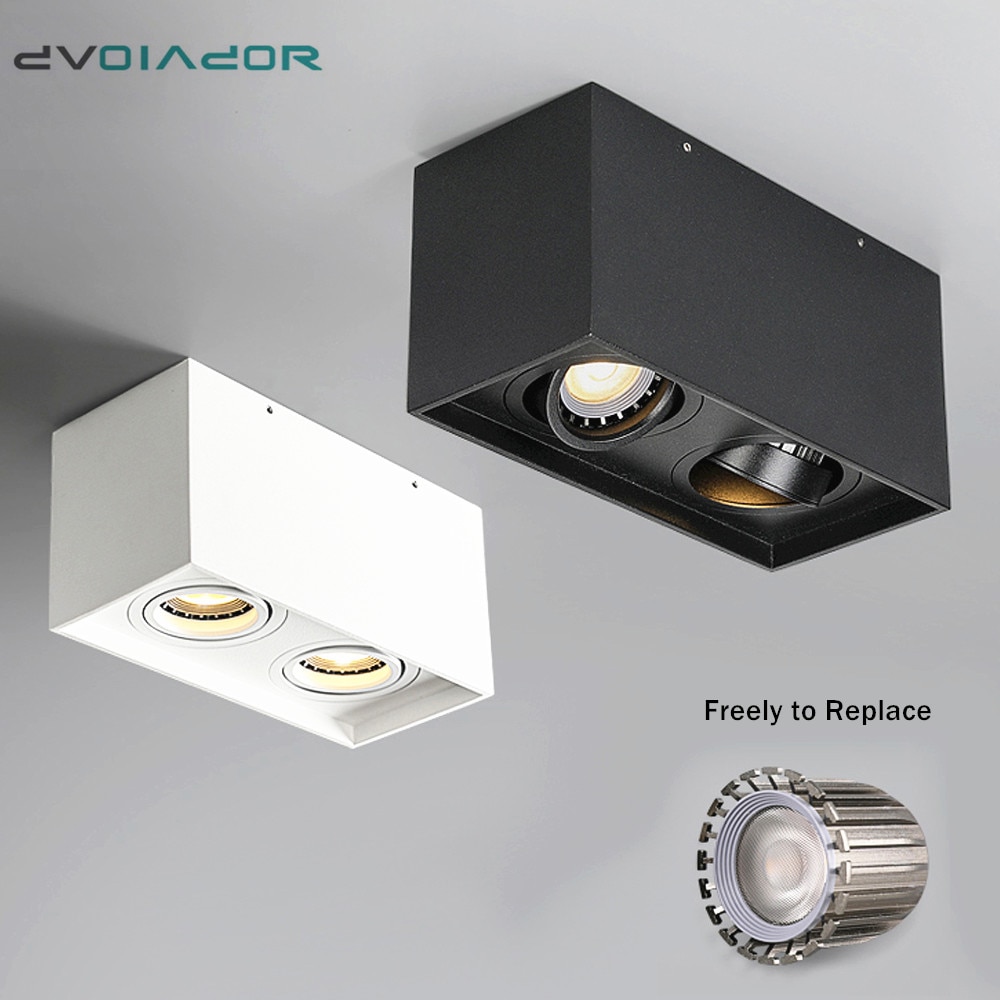 Surface Mounted LED Spotlight Ceiling lamp Adjustable downlights GU10