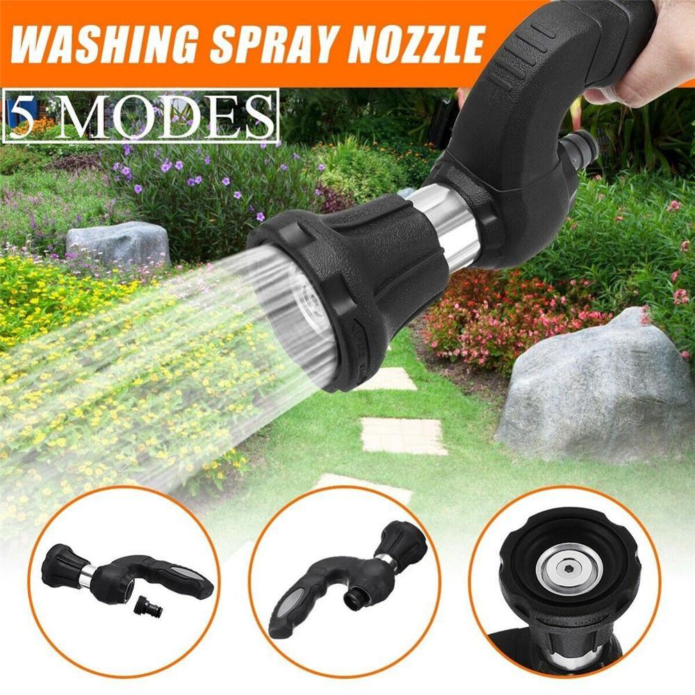 Mighty Power Hose Blaster Fireman Nozzle Lawn Garden Super Powerful ...