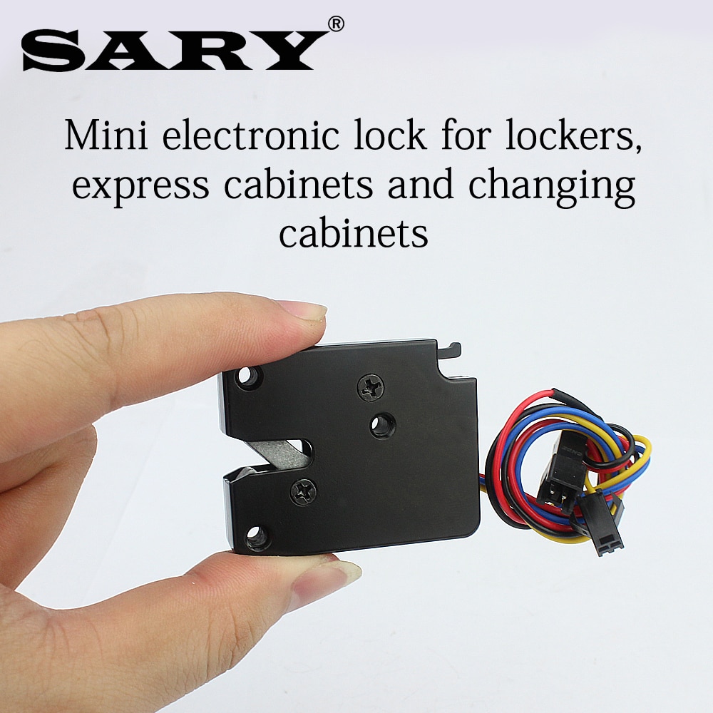 DC Small electric control lock locker door lock 3V5V12V mini electronic lock unmanned vending machine lock locker electric lock