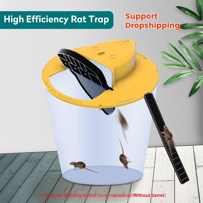 Reusable Clamshell Mouse Trap Automatically Reset Plastic In/Outdoor ...