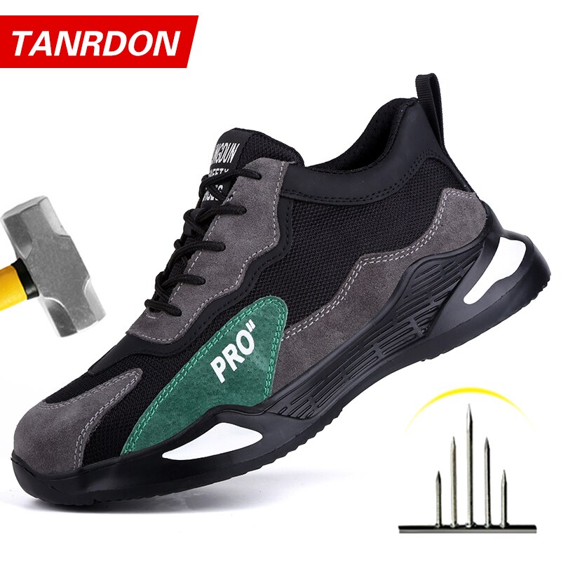 Work Sneakers Men Indestructible Steel Toe Work Shoes Safety Boot Men Shoes Anti-puncture Working Shoes For Men Dropshipping