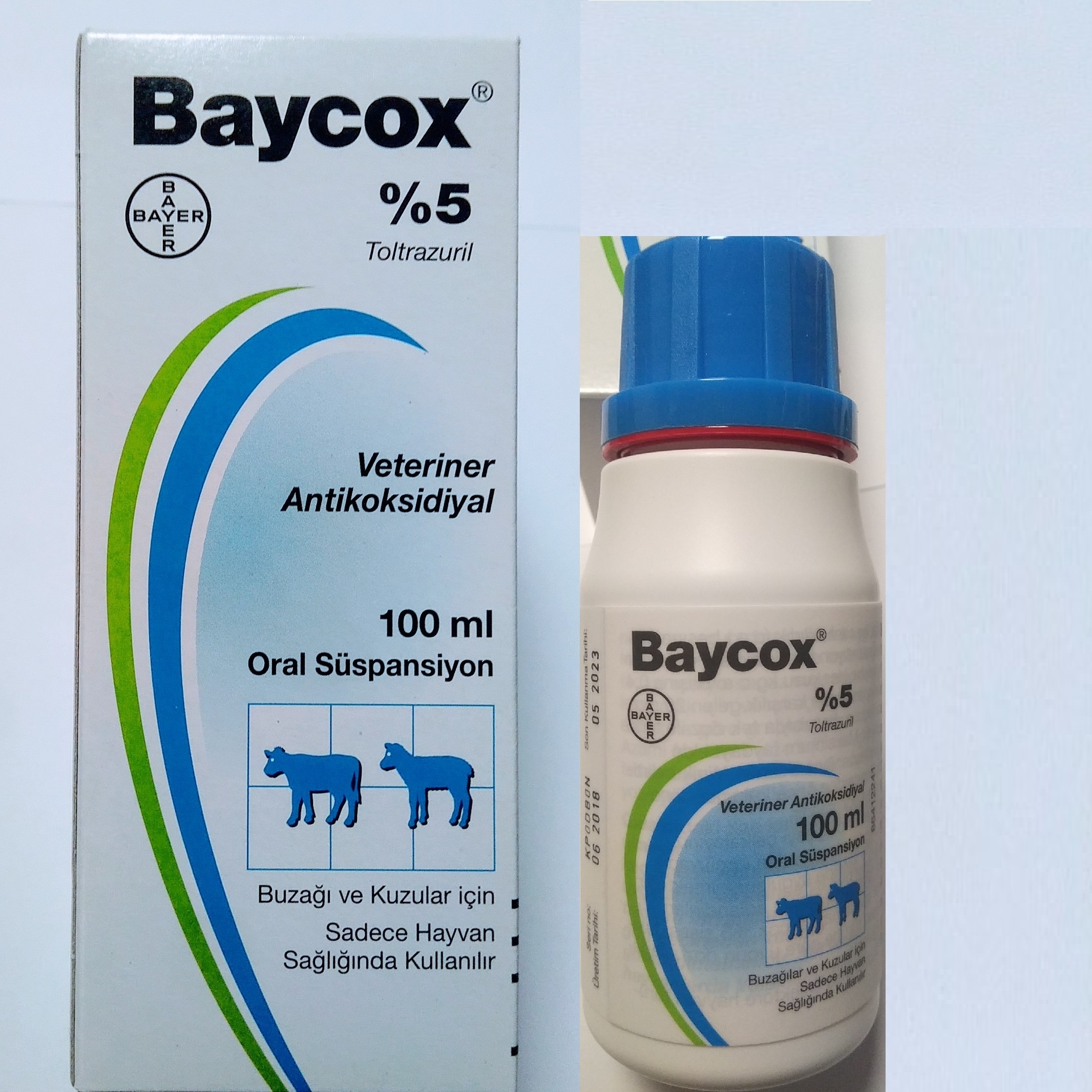 Baycox (toltrazuril) 5% Oral Suspension 100 ml, for calf, lamb and piglet