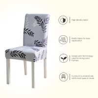 Stretch Spandex Chair Cover For Dining Room Wedding Party Elastic Multifunctional Dining Furniture Covers Home Decor Solid Color