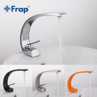 Frap new bath Basin Faucet Brass Chrome Faucet Brush Nickel Sink Mixer Tap Vanity Hot Cold Water Bathroom Faucets y10004/5/6/7
