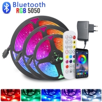 Led Lights Strips Bluetooth 15M 5050 Waterproof 2835 WIFI RGB Flexible Tape Led Ribbon 5M 10M 15M 20M With Phone APP Control