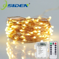 Led Fairy lights 5M10M20M Copper Wire 3XAA Battery Operated 8Mode Christmas Wedding Party Decoration Strings Lights Decor lamps