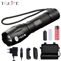 15000LM Bright LED Flashlight T6 V6 L2 Rechargeable Tactical Torch Waterproof Lantern Self Defense for Camping Fishing Use 18650