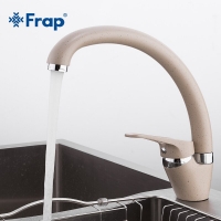 FRAP  Brass 5 color Kitchen sink faucet Mixer Cold And Hot Single Handle Swivel Spout Kitchen Water Sink Mixer Tap Faucets F4113