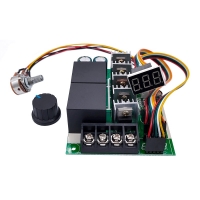 PWM speed controller  DC motor Digital display 0~100% adjustable drive module Input MAX60A 12V 24V