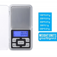 Vastar 200g/300g/500g x 0.01g /0.1g/Mini Pocket Digital Scale for Gold Sterling Silver Jewelry Balance Gram Electronic Scales