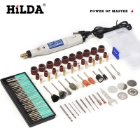 HILDA 18V Engraving Pen Mini Drill Rotary tool With Grinding Accessories Set Multifunction Mini Engraving Pen