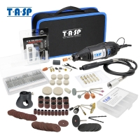 TASP 230V 130W Dremel Rotary Tool Set Electric Mini Drill Engraver Grinding Kit with Accessories Power Tools for Craft Projects